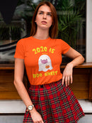 Boo Sheet Women's Shaped T-shirt