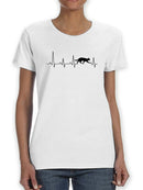 Cat On Life Line Women's Shaped T-shirt