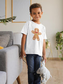 Happy Gingerbread Man Toddler's T-shirt
