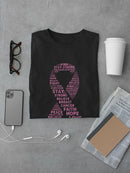 Breast Cancer Awareness Ribbon. Men's T-shirt