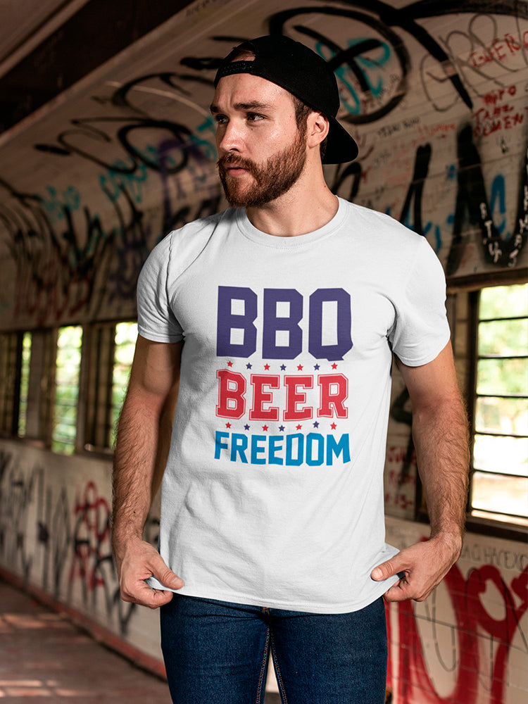 Barbecue, Beer And Freedom Men's T-shirt