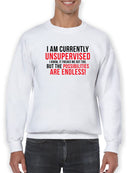 The Possibilities Are Endless! Sweatshirt Men's -GoatDeals Designs