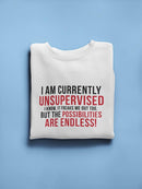 The Possibilities Are Endless! Sweatshirt Men's -GoatDeals Designs