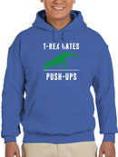 T-rex Can't Exercise Hoodie Men's -GoatDeals Designs