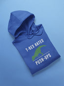 T-rex Can't Exercise Hoodie Men's -GoatDeals Designs