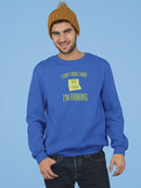 Can't Adult I'm Gaming Sweatshirt Men's -GoatDeals Designs