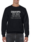 The Myth The Legend Sweatshirt Men's -GoatDeals Designs
