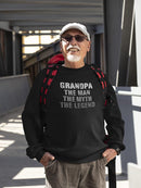 The Myth The Legend Sweatshirt Men's -GoatDeals Designs