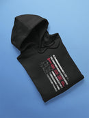 Trump With A Scratched Flag Hoodie Men's -GoatDeals Designs