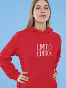 The Limited Edition Text Hoodie Women's -GoatDeals Designs