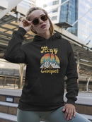 Happy Camper Image Hoodie Women's -GoatDeals Designs