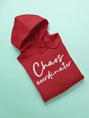 Chaos Coordinator Funny Design Hoodie Women's -GoatDeals Designs