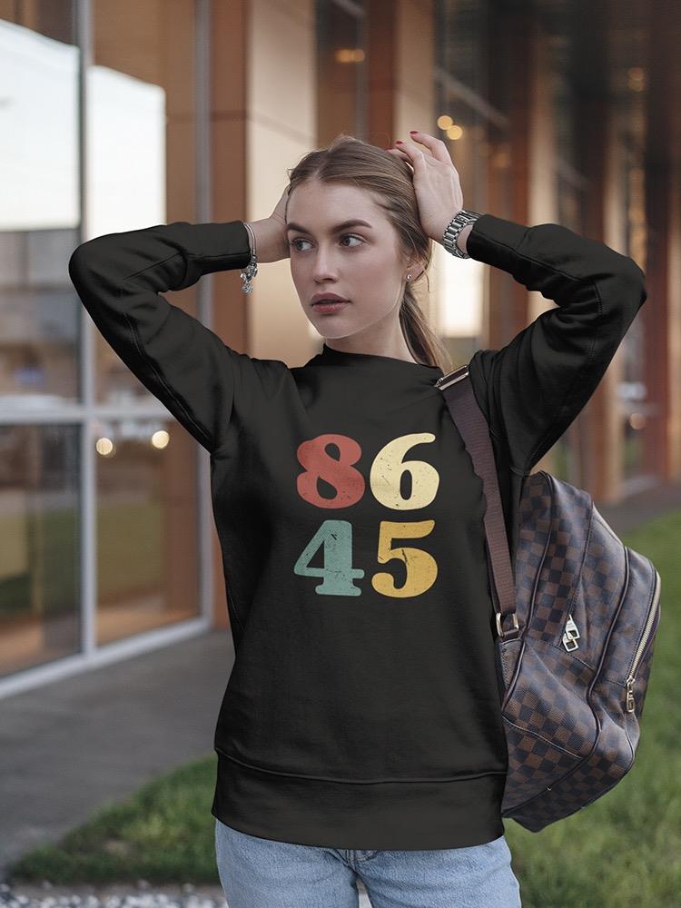 8645 Colored Numbers Sweatshirt Women's -GoatDeals Designs
