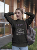 Funny Definition Of Mom Sweatshirt Women's -GoatDeals Designs