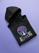 Aliens Exist Funny Alien Hoodie Men's -GoatDeals Designs