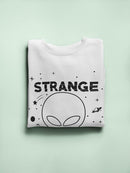 Strange Alien Graphic Sweatshirt Women's -GoatDeals Designs