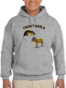 I Don't Give A Rat Donkey Hoodie Men's -GoatDeals Designs
