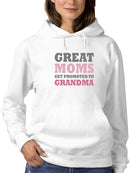 I Get Promoted To Grandma Hoodie Women's -GoatDeals Designs