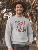 I Wish A Were A Child Again Sweatshirt Men's -GoatDeals Designs