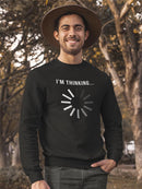 Wait I'm Processing Sweatshirt Men's -GoatDeals Designs