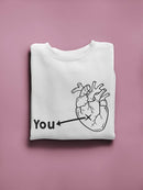 You Are Inside My Heart Sweatshirt Men's -GoatDeals Designs