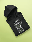 Raised Fist With Phrases Hoodie Men's -GoatDeals Designs