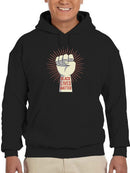 Blm Raised Fist Sketch Hoodie Men's -GoatDeals Designs