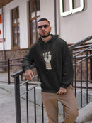 Blm Raised Fist Sketch Hoodie Men's -GoatDeals Designs