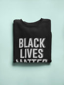 Blm Movement Slogan Sweatshirt Men's -GoatDeals Designs