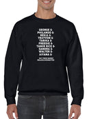 Blm Say Their Names Slogan Sweatshirt Men's -GoatDeals Designs