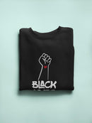 Blm Movement Tagline Sweatshirt Women's -GoatDeals Designs