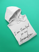 Thankful For My Grandson. Hoodie Men's -GoatDeals Designs