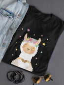 The No Prob Llama Shaped Tee Women's -GoatDeals Designs