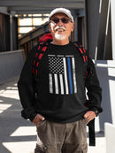 Honor Serve Protect Slogan Sweatshirt Men's -GoatDeals Designs