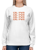 Girl Pwr Design Women's Sweatshirt