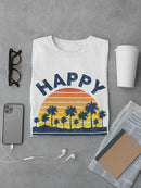 Happy Hour Palms Tee Men's -SmartPrintsInk Designs