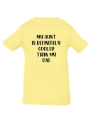 Aunt Is Cooler Than Dad T-shirt -SmartPrintsInk Designs