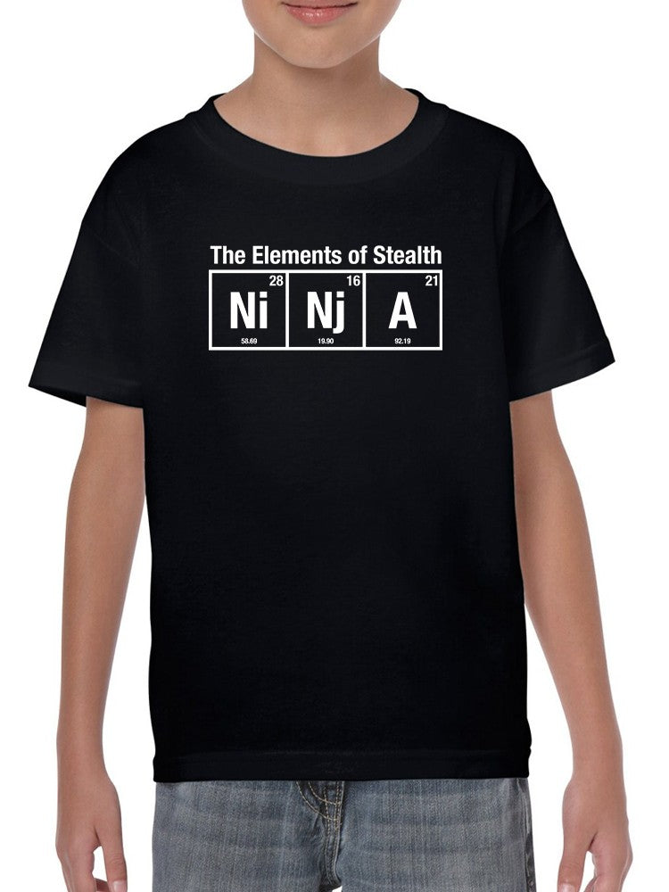 The Elements Of Stealth T-shirt -SmartPrintsInk Designs