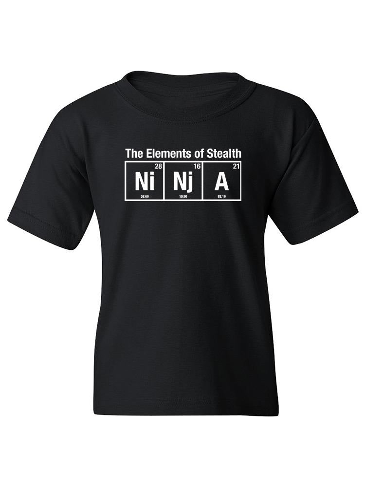 The Elements Of Stealth T-shirt -SmartPrintsInk Designs