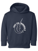 Save The Narwhals Hoodie -SmartPrintsInk Designs