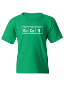 Elements Of Bacon T-shirt -SmartPrintsInk Designs
