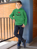 I Love Sharks Hoodie -SmartPrintsInk Designs