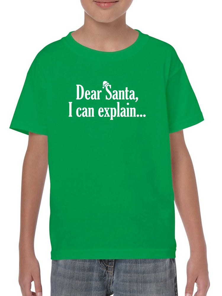Dear Santa... T-shirt -SmartPrintsInk Designs