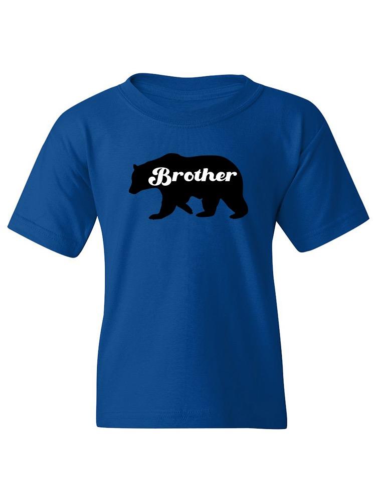 Bear, Brother Lettering T-shirt -SmartPrintsInk Designs