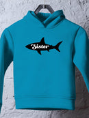 Sister Shark Hoodie -SmartPrintsInk Designs