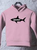 Sister Shark Hoodie -SmartPrintsInk Designs