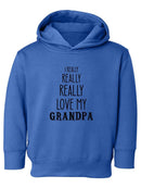 Really Love Grandpa Hoodie -SmartPrintsInk Designs