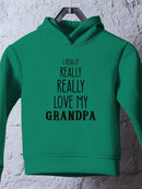 Really Love Grandpa Hoodie -SmartPrintsInk Designs