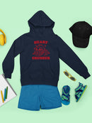 Heart Crusher Hoodie -SmartPrintsInk Designs