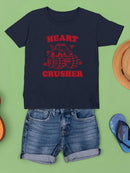 Heart Crusher T-shirt -SmartPrintsInk Designs